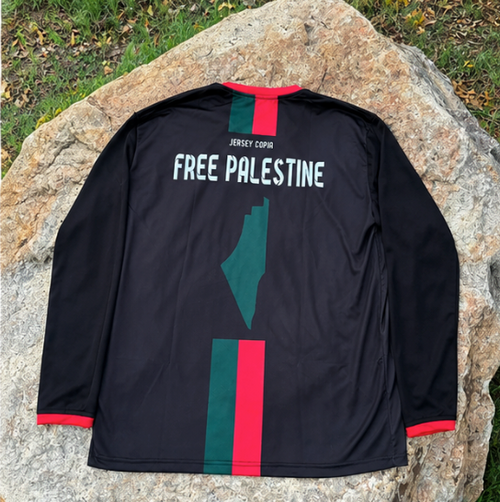 BLACK LIMITED EDITION FREE PALESTINE JERSEY